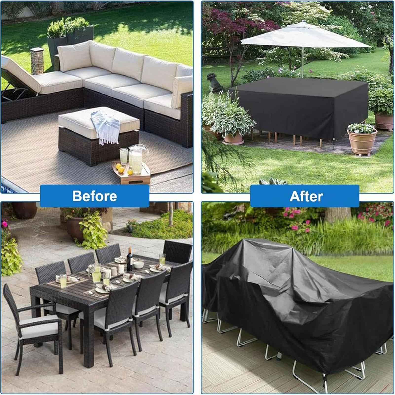 Outside Table Cover Sun Protec - مراجعة Outdoor Furniture Waterproof وسعره