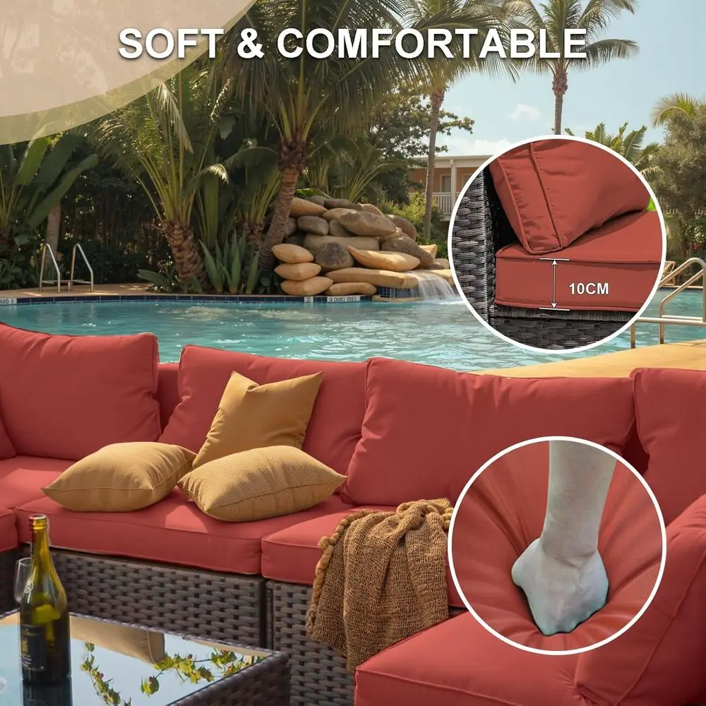 5-Piece Patio Furniture Set wi - مراجعة Outdoor Furniture Set With Fire Pit وسعره