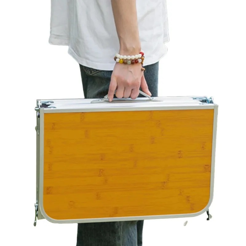 Folding Camping Table 3 Fold w - مراجعة Folding Picnic Table وسعره
