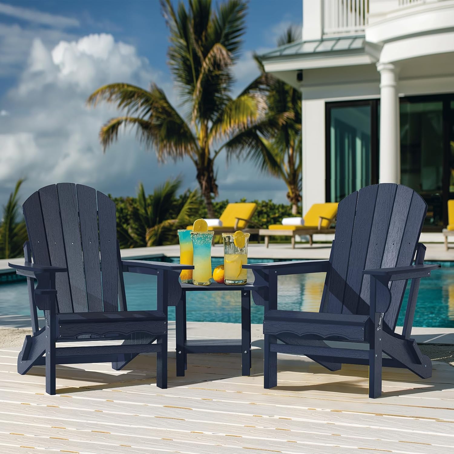 Folding Adirondack Chairs Set  - مراجعة Adirondack Chair Wood وسعره