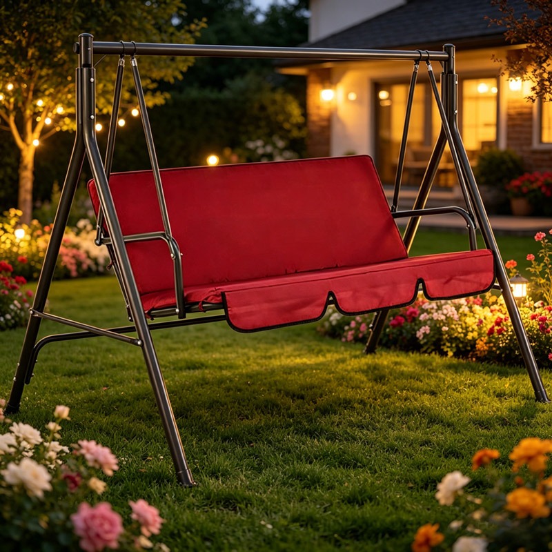 Waterproof Patio Swing Seat Re - مراجعة Garden Swing Chair وسعره