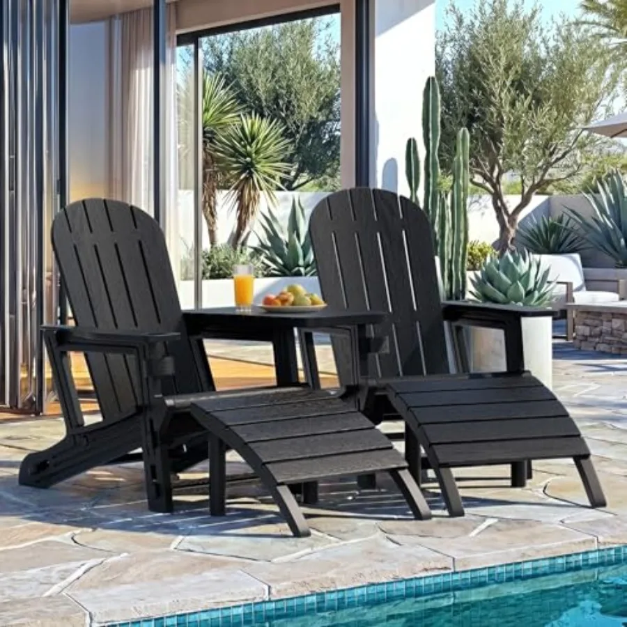Adirondack Chairs Set of 2 wit - مراجعة Adirondack Chair Wood وسعره