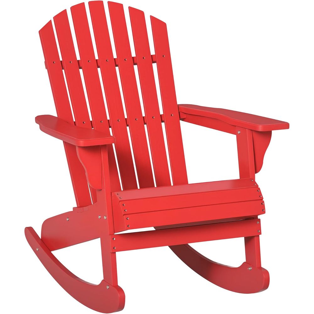 Wooden Adirondack Rocking Chai - مراجعة Adirondack Chair Wood وسعره