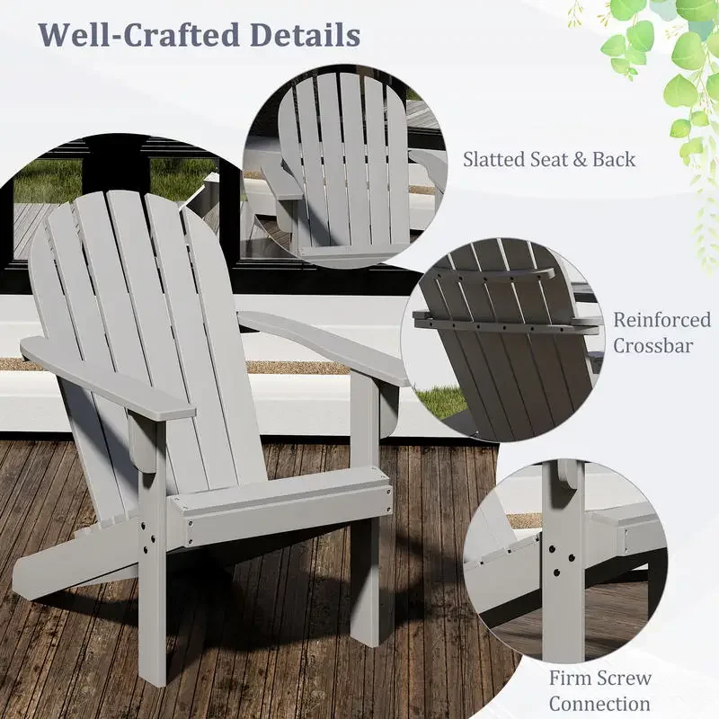 Acacia Wood Lounge Patio Adiro - مراجعة Adirondack Chair Wood وسعره