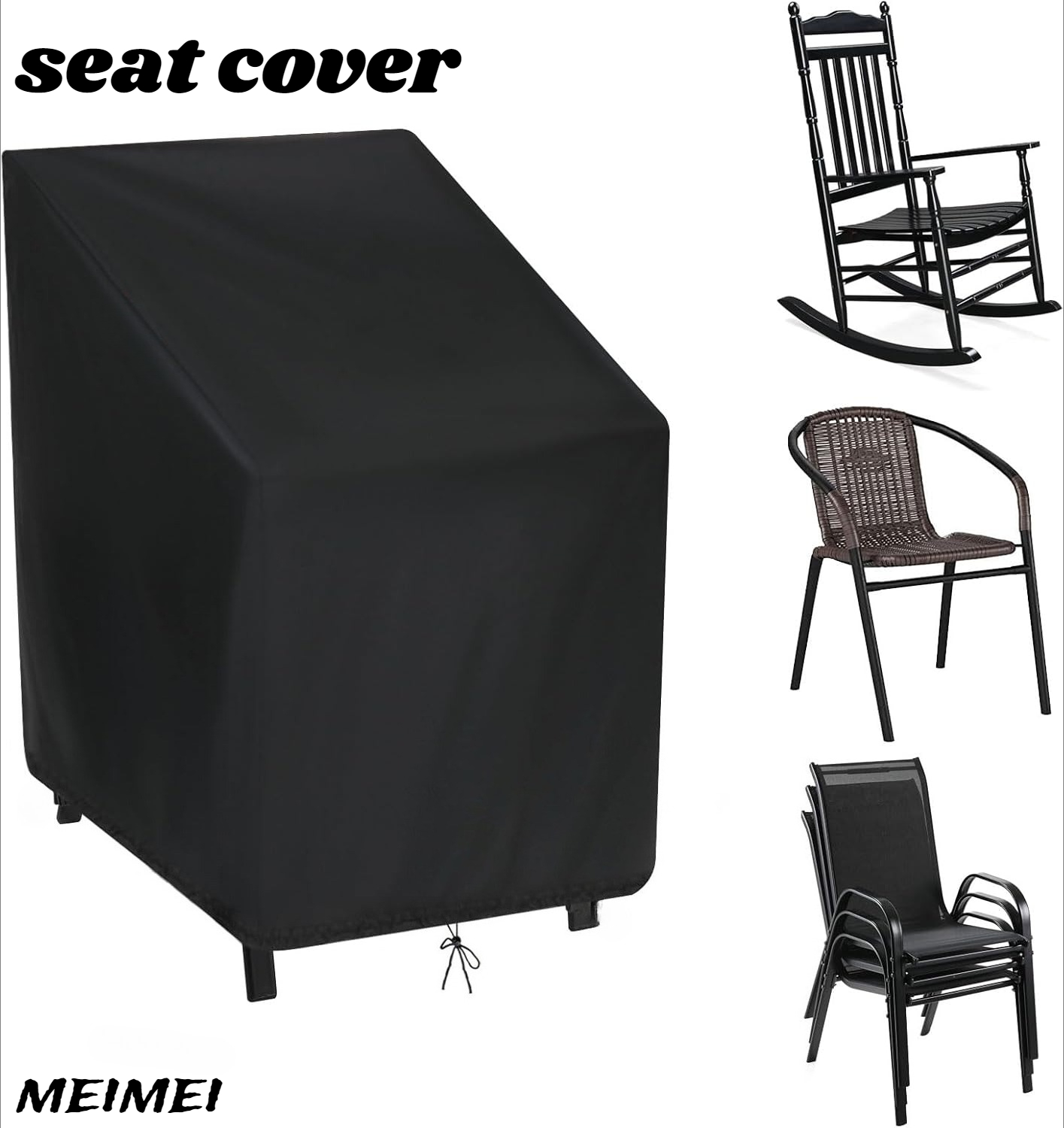 Stacked Chair Dust Cover Stora - مراجعة Outdoor Furniture Waterproof وسعره