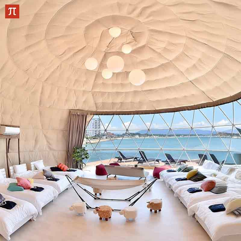 9m Geodesic Tent Dome Tent Lux - مراجعة Outdoor Furniture Exhibition وسعره