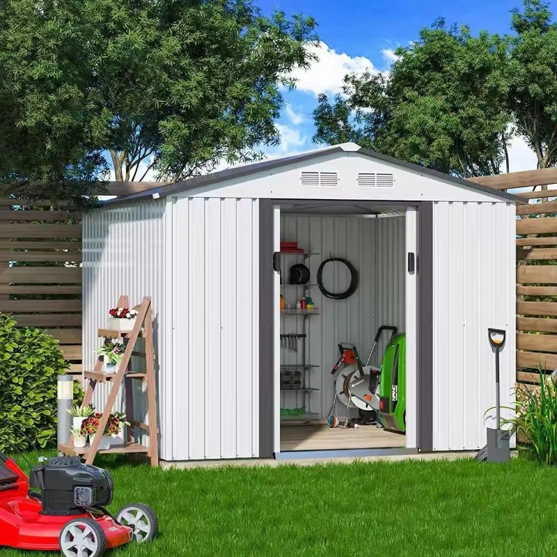 Outdoor Metal Garden Shed Wate - مراجعة Outdoor Furniture Types وسعره