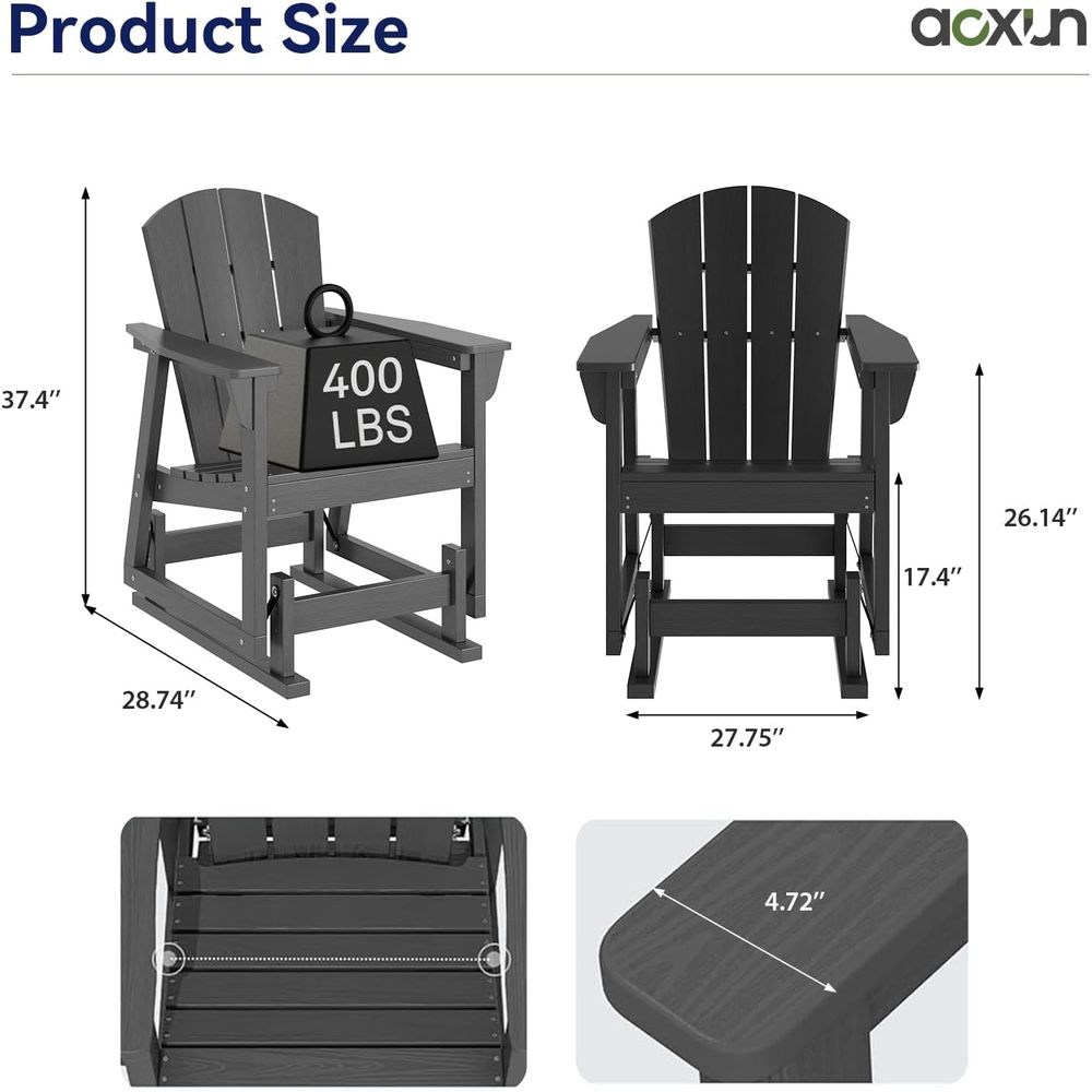 Adirondack Outdoor Rocking Cha - مراجعة Adirondack Chair Wood وسعره