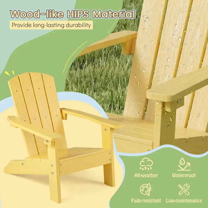 All-Weather HDPE  Adirondack C - مراجعة Adirondack Chair Wood وسعره