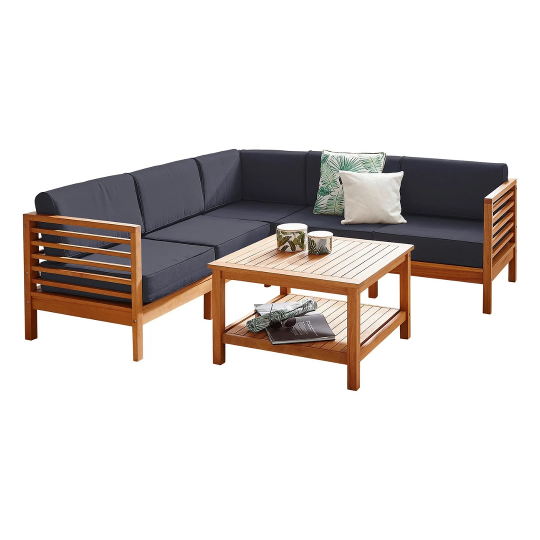 Modern Outdoor Teak Wood Sofa  - مراجعة Outdoor Furniture Warehouse وسعره